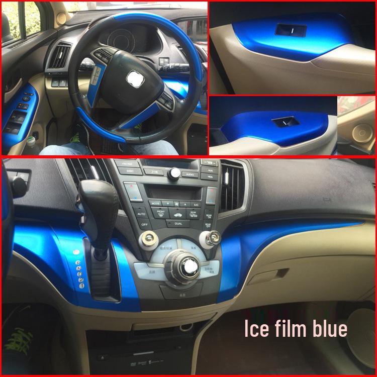 09-14 Odyssey Interior Gear Shift & Window Lift Carbon Fiber Sticker Film