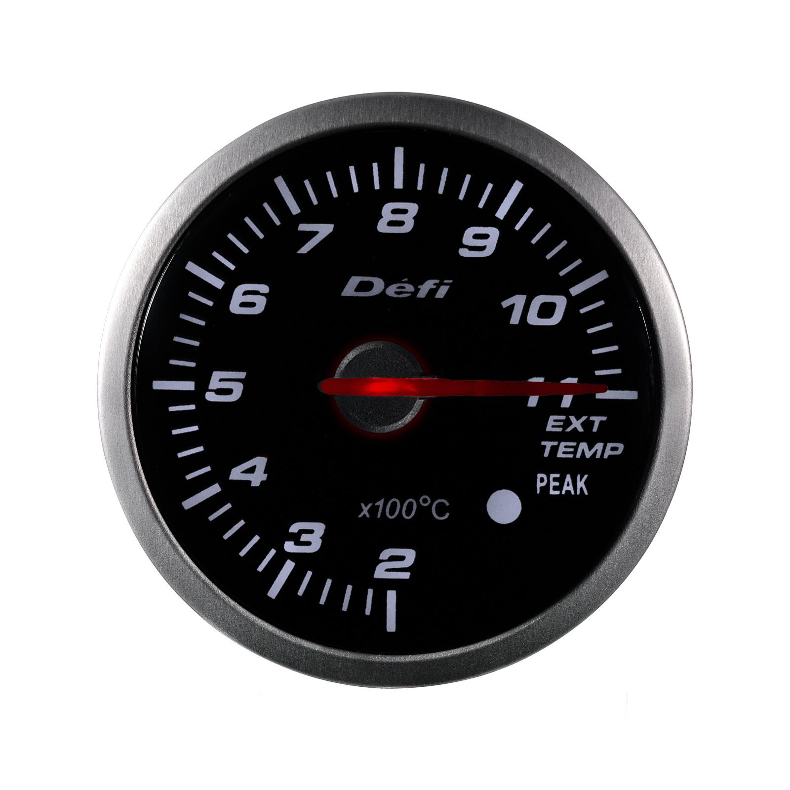 Defi BF 2.5 Car Gauge: Red/White Light, Voltage, Water Temp, Oil Temp/Pressure, Turbo, Sensor X20.