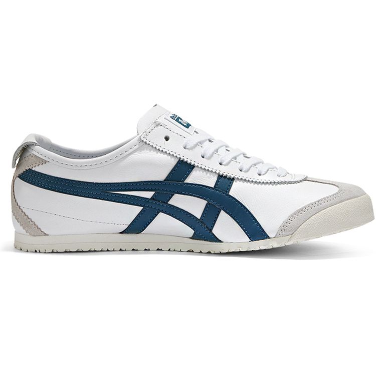 Onitsuka Tiger Mexico 66 Synthetic Leather Casual Comfortable Non-Slip Durable Low-Top Lifestyle Sneakers Unisex sneakers Deep-Blue White D4J2L-0145