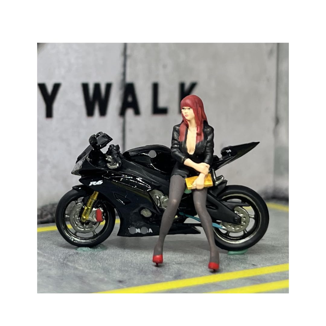 

Moreart 164 Miniature Figure & Motorcycle Set MO222173 (Model Girl, Model Diorama, Miniature Car) [Used]