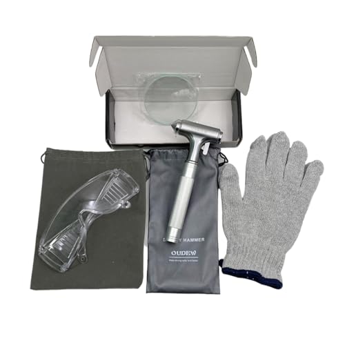 

Lunari Car Emergency Escape Hammer Set, Protective Glasses, Gloves, Storage Bag Included, Disaster Prevention Set, Emergency, Car, Disaster Preve