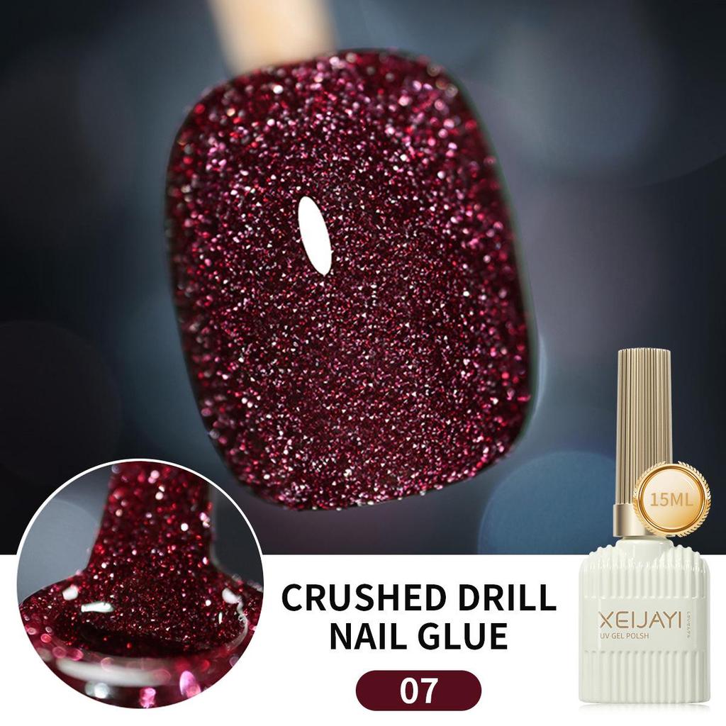 Reflective Disco Nail Polish Gel Set - White-Enhancing, Long-Lasting, Salon-Quality