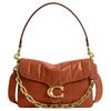 Tabby 26 Quilted Chain Detail Leather Crossbody Shoulder Bag Medium Women Bags Amber-Brown CAF55-B4YU1