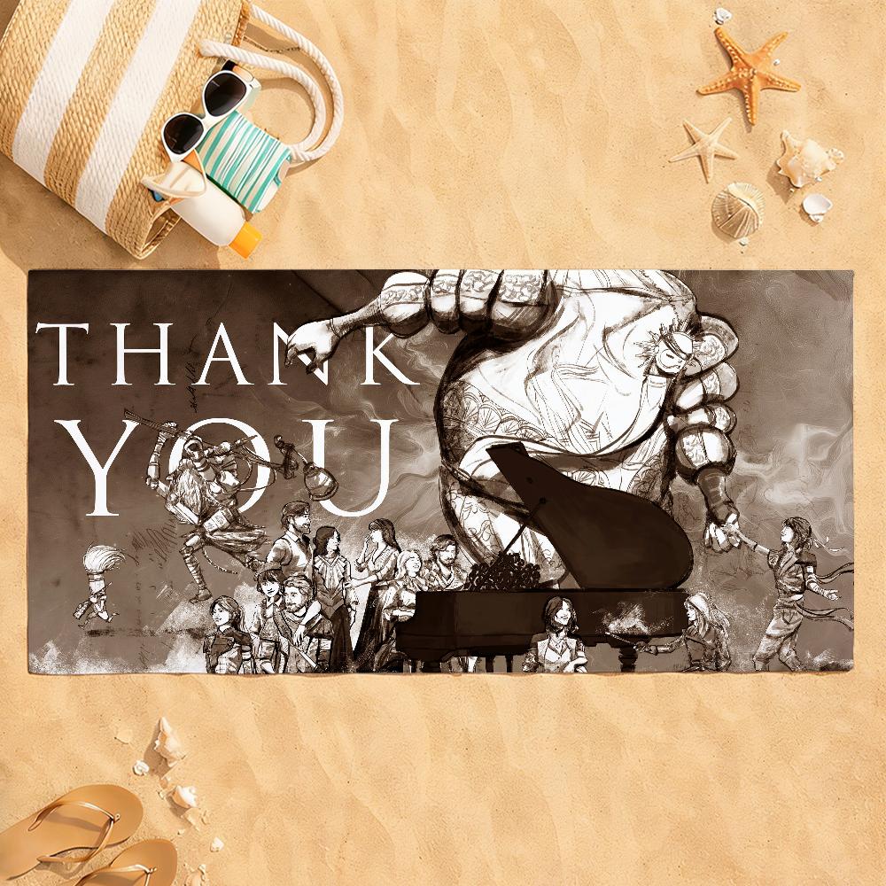 Game E-Expedition 33 Towel Quick Dry Absorbent Beach Towel for Sports, Fitness, Swimming and Outdoor Activities