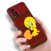 Yellow Cartoon Bird Black Silicone Phone Case For Xiaomi POCO X3 X4 NFC F4 GT F5 F6 M3 M4 M6 X5 X6 Pro 5G M5 C55 C65