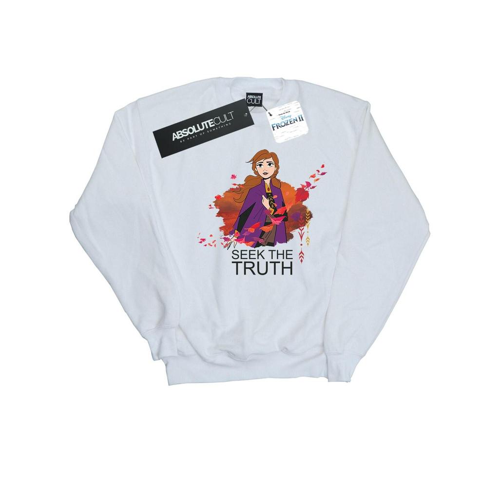 Disney Mens Frozen 2 Anna Seek The Truth Wind Sweatshirt