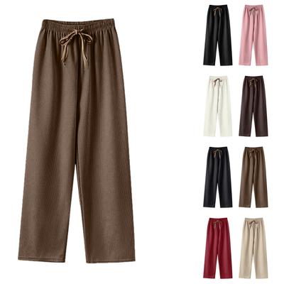 Women's Fashionable Casual Loose Fleece Lined Long Pants