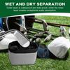 Golf Club Cleaning Kit Portable Waterproof Nylon Case with Detachable Buckle Dry Wet Separation Hanging Design for Golfers