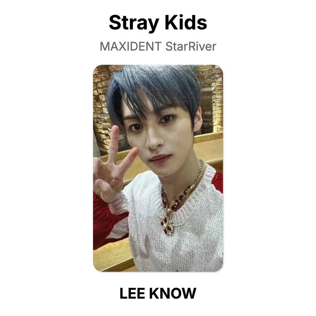 Stray Kids MAXIDENT StarRiver Official Photocard
