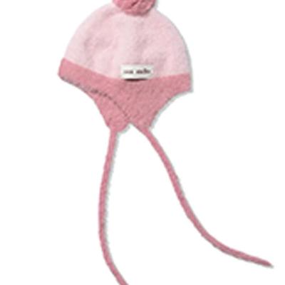 OIOI COLLECTION Bonnet à Oreillettes Poilues Coloré [ROSE]