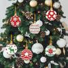 8/15/20Pcs Christmas DIY 2D Flat Acrylic Diamond Painting Ornaments Double Sided for Home Xmas Party Craft Decor