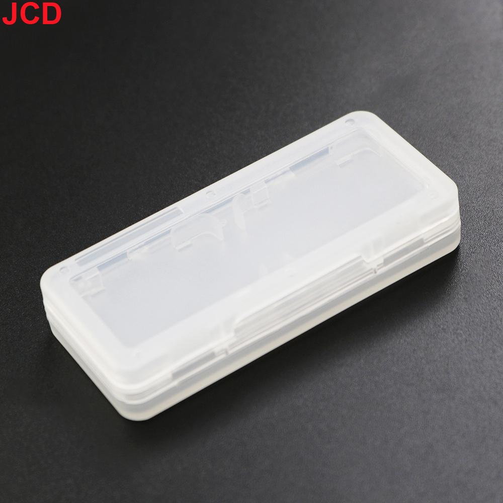 

JCD 4In1 For Switch Cartridge Slots Game Card Storage Box Game Card Storage Holder Case For Micro SD Memory Cards Games Cards прозрачный