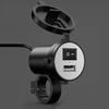 12V Schnellladung Motorrad-Lenker-USB-Ladegerät 5V-1.5A Wasserdichter Handy-Adapter Netzteilbuchse Moto-Zubehör