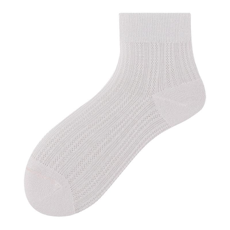 Female Summer Thin New Boneless Mesh Breathable Moon Tube Socks