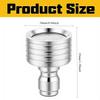1Pc High-Pressure Water Nozzle with 1/4" Quick Connector, Ideal for Car Washing & Garden Watering