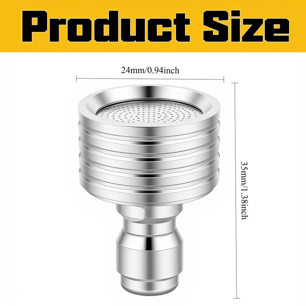 1Pc High-Pressure Water Nozzle with 1/4" Quick Connector, Ideal for Car Washing & Garden Watering