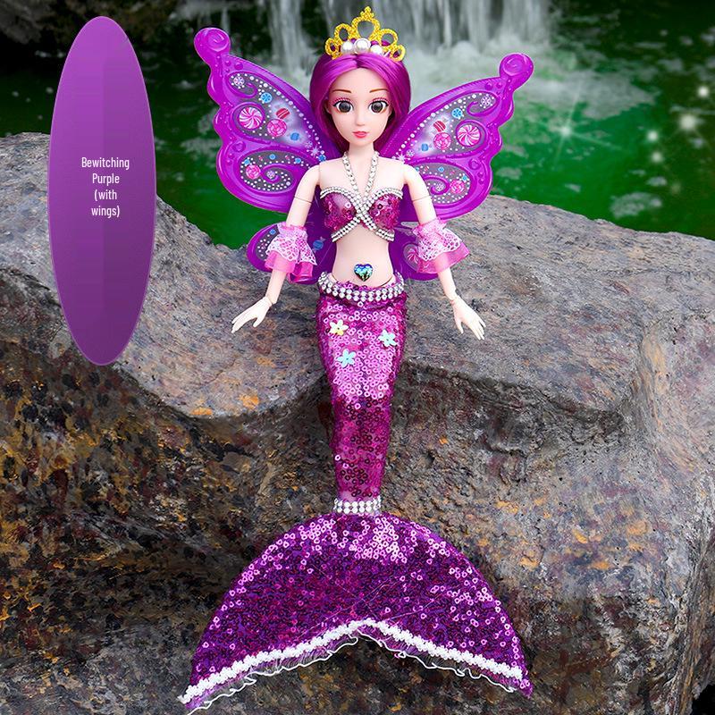 Mermaid Princess Doll: Handmade Water Play Toy for Girls - Perfect Children's Day Gift