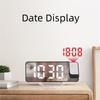 12/24H Projection Alarm Clock Date/Temperature Display Projector Ceiling Clock  for Bedroom