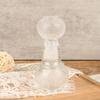 1Pc 50ml Whisky Glass Liquor Bottles With Screw Cap For Alcohol Carved Perfume Honey Jar Mini Container Wedding Handmade Gift