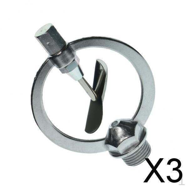 

2xRotating Water Sprayer Lawn Grass Sprinkler Head Garden Watering Tool , 3 Pcs