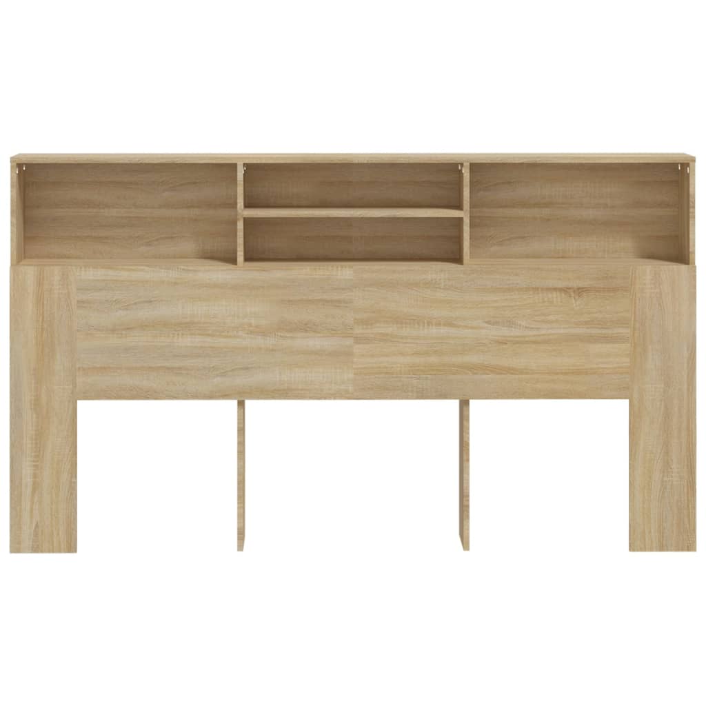 Modernes Kopfteil Mit Regalen Und Stauraum, Ohne Bettgestell Und Matratze, 180 X 19 X 103,5 Cm