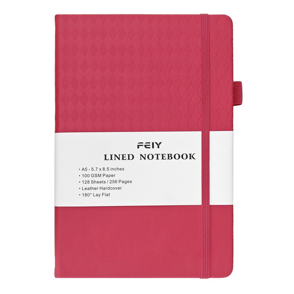 Custom Logo A5/A6 Thick Lined Notebook - High-Value Simple Diary