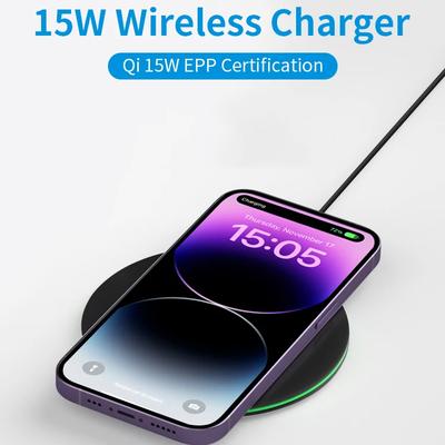 Universal Mobile Wireless Charger Qi EPP 15W Quick Portable Charger Fast Charge for IPhone 12 Pro Max Samsung Note 20