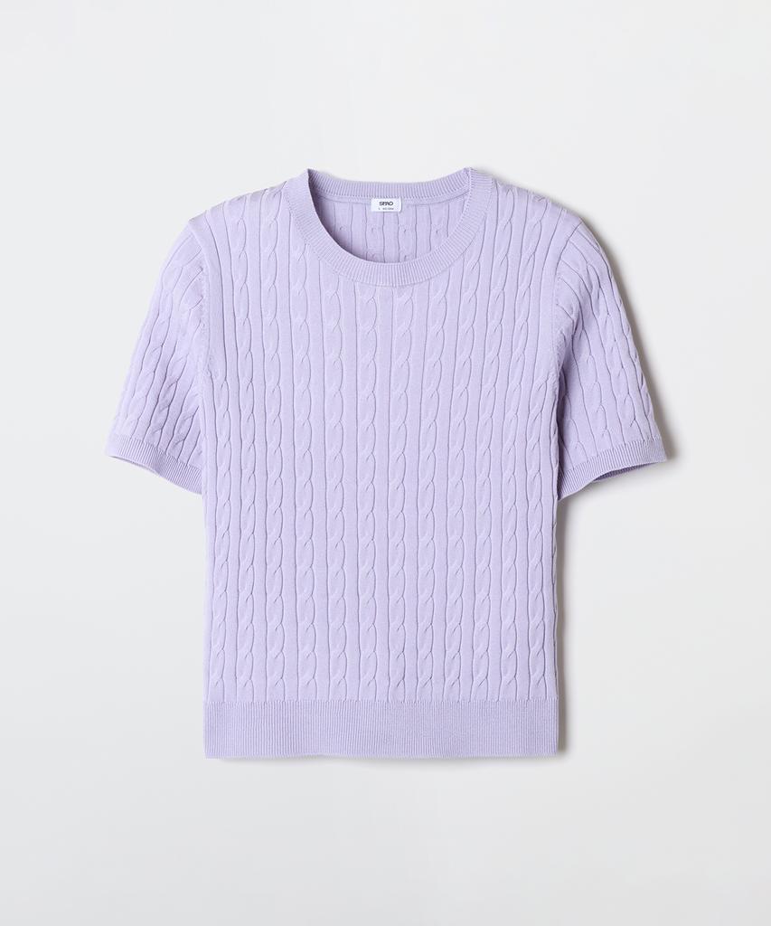 Seupao [Cool] Summer Cable Short Sleeve Knit_Spkwg24G01 (A Type)