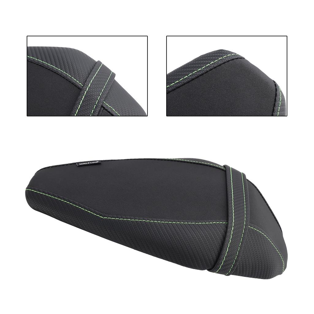 Rear Seat Passenger Cushion Flat Pu Fit Green For Kawasaki Zx-10R/Rr 2021-2023