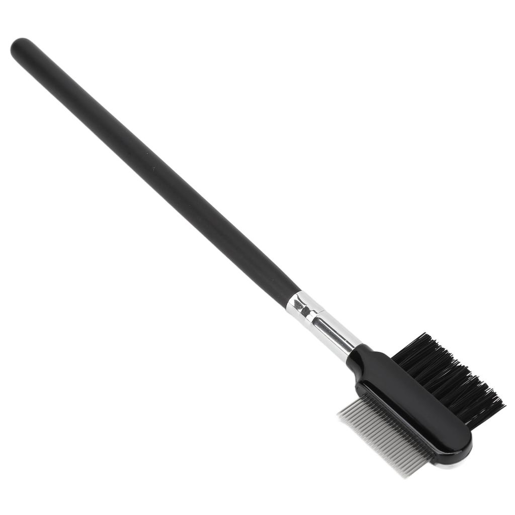 2 in 1 Eyelash Separator Brow Comb Stainless Steel Teeth Mascara Comb Grooming Makeup Tool