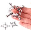 1 Pair Nipple Clamps Breast Clips Nipple Stimulator Erotic Toy Sex Slave Cosplay Toys For Couples Sex Products Metal Chain