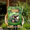 1PC dinosaur jungleOutdoor Flannel Blanket - Soft Plush Decor for Picnics, camping, Bedroom, Playroom, Office, or Lunch Break 1373A