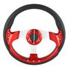 13in Car Steering Wheel Universal Auto Steering Wheel Modification for Most Sedans and SUVs Red