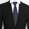 Men's Tie, BlackNavy, Formal Wear, Stylish, Suitable for Weddings, Parties, and Other Occasions (Navy Blue)