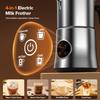 Milk Frother and Steamer, Large Capacity Detachable Electric Milk Frother, Automatic Warm and Cold Foam Maker, Stainless Steel Jug, BPA Free