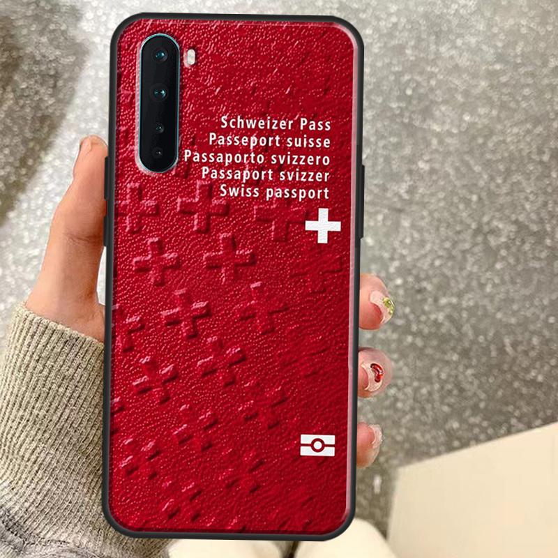 Switzerland Swiss Flag Case For OnePlus 15 12 13 11 10 9 Pro 13R 13T 12R 10T 10R Nord CE 5 2 3 4 Lite N20 N30 Coque