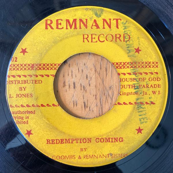 

7inch Record STAFFORD COOMBS REMNANT SISTERS Redemption 101 Remnant Record Jamaica SoulFunk Used