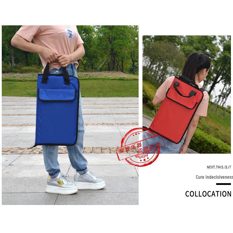 Double Shoulder Thickened Portable Drumstick Bag - 600D Oxford Cloth, Free Logo Customization