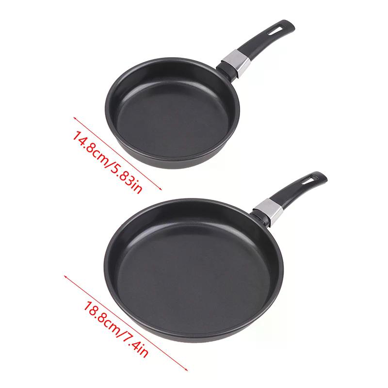 Mini Padella Antiaderente Acciaio Inossidabile Spesso Padella Pentola Uova Fritte Pentolino a Fondo Spesso Gas Per Uso Domestico Utensili da Cucina