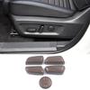 For Nissan Qashqai ABS Car Seat Adjustment Switch Control Button Covers Decorative Frame Sticker Trims Interior Protection 2024