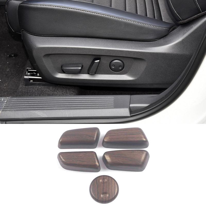 For Nissan Qashqai ABS Car Seat Adjustment Switch Control Button Covers Decorative Frame Sticker Trims Interior Protection 2024