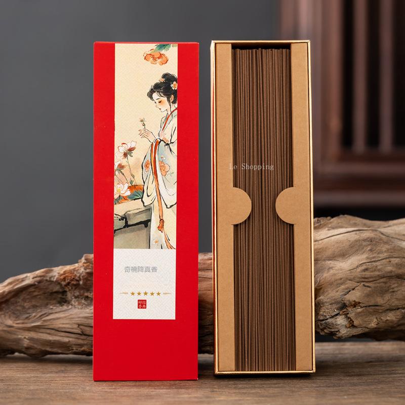 

50g Natural Stick Incense Agarwood Sandalwood Nha Trang Jiang Zhen Incense Temple Worship Buddha Home Purify The Air Joss Stick Qi Nan
