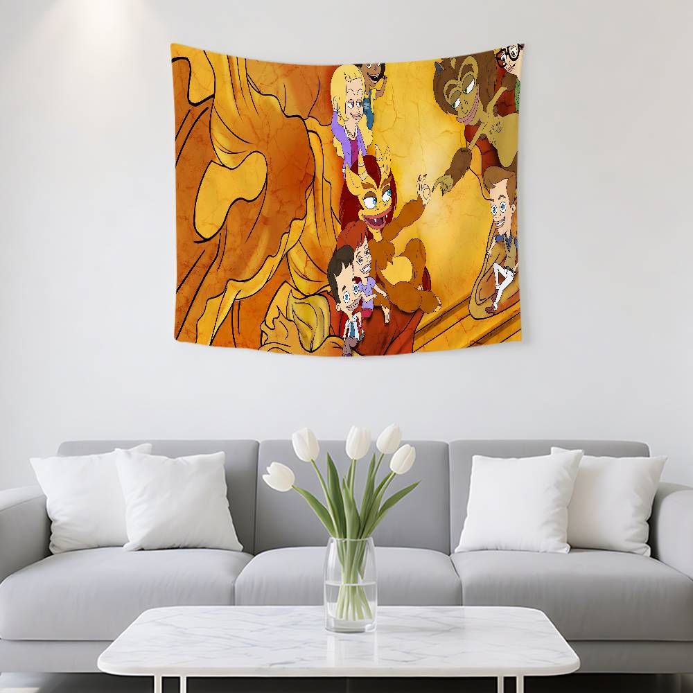 BBig Mouth Cartoon Tapestry Customizable Tapestries Of Various Styleswall Hangings Celebrity Photo Printingwall Hangings