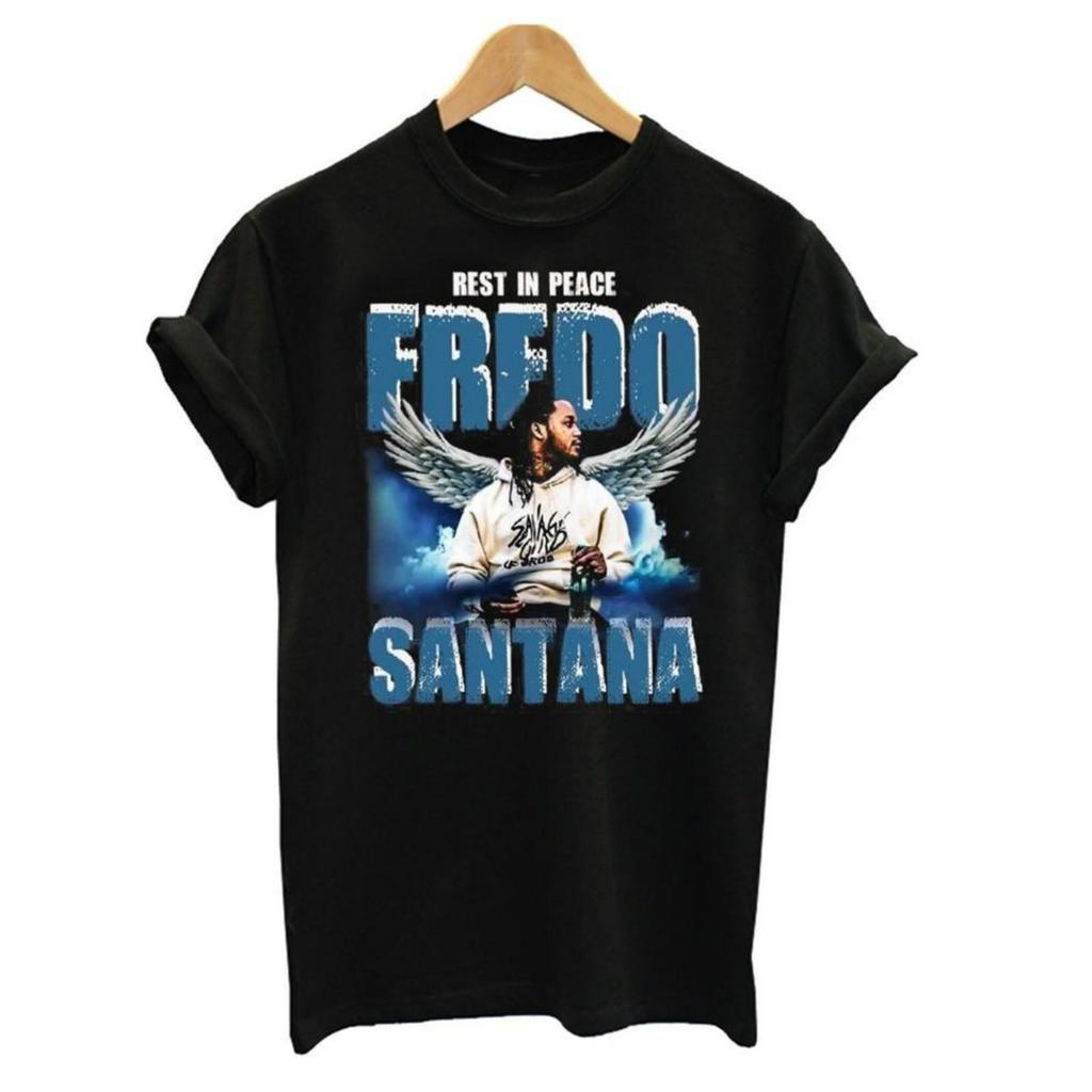 Retro Inspired Fredo Santana Shirt Short Sleeve Black Unisex Size S-234XL Unisex T-Shirt