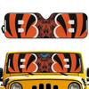 Cincinnati Bengals Off-Road Vehicle Windshield Sunshade - Custom Team Design, Heat Insulation & Sun Protection