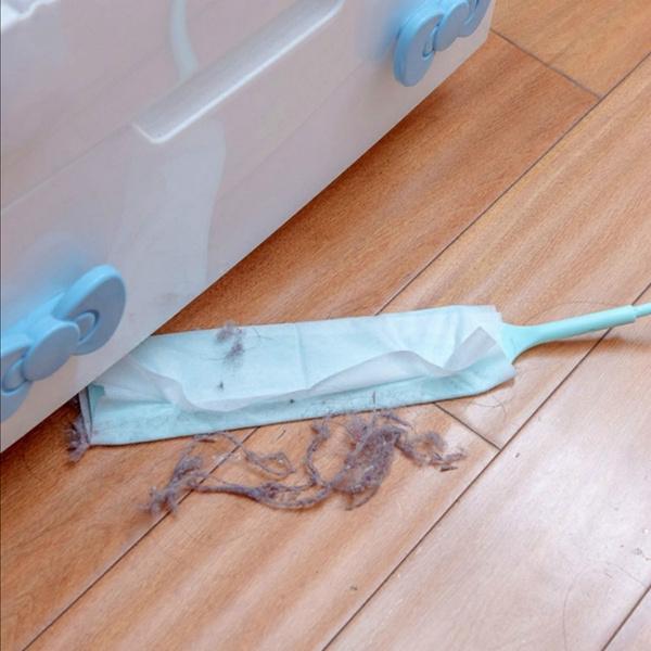 Abnehmbarer Reinigungsstaubwedel Spaltreinigungsbürste Vlies Staubentferner für Sofa Bett Möbel Unterseite Haushaltsreinigungswerkzeug( Zufällige Farbe )