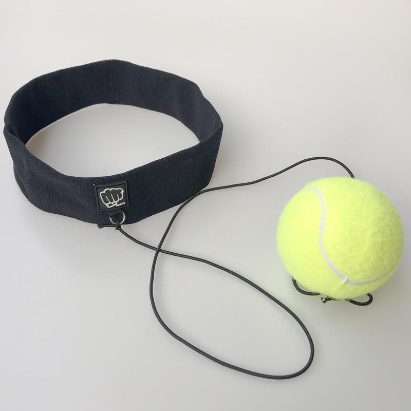 Head-Mounted Boxing Reaction Ball for Speed Training