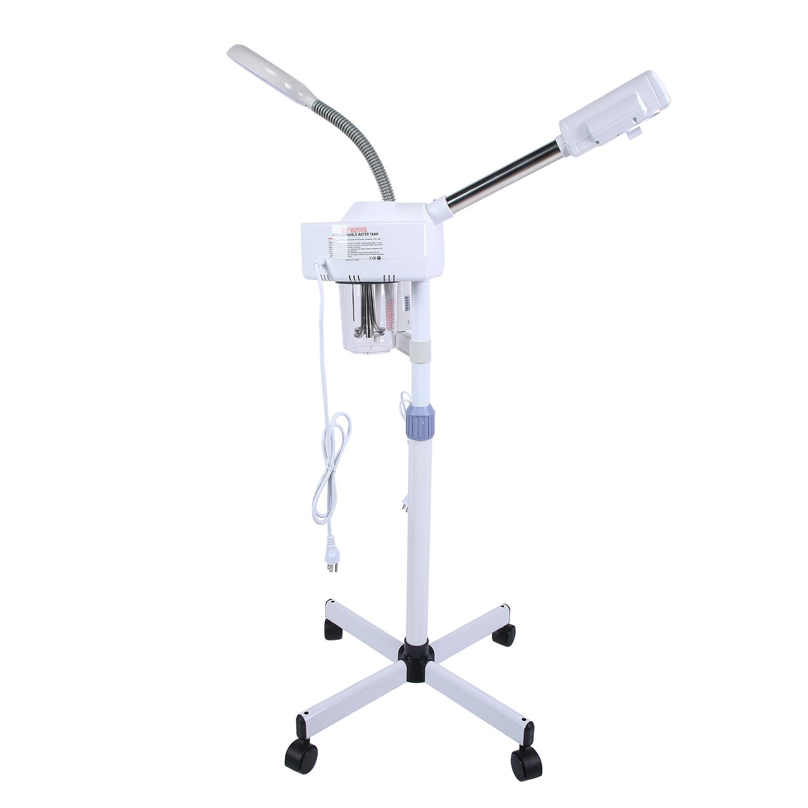 

2 в 1 5-кратная увеличительная лампа для паровой обработки лица с горячим озоном, спа-салон