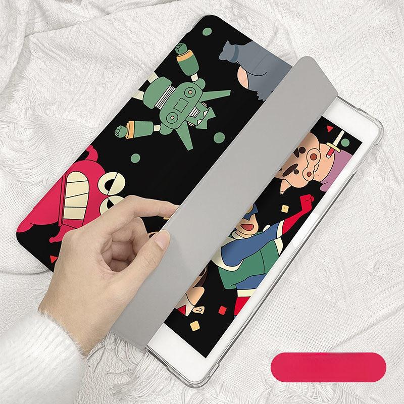 Capa para iPad para iPad 2021 Capa para iPad Pro 11 2020 10.2 7/8ª geração Capa 2018 9.7 5/6ª Air 3 4 5 Capa tripla dobrável para iPad 11 Polegadas Estojos para lápis