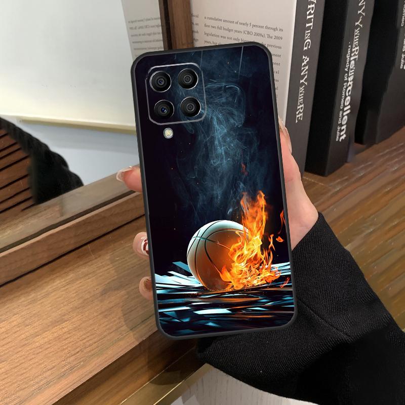 

Basketball On Fire Case For Samsung Galaxy M13 M53 M51 M31 M11 M14 M34 M54 M12 M32 M52 M16 M36 M56 M15 M35 M55 Samsung M55